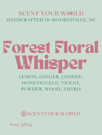 Forest Floral Whisper Candle