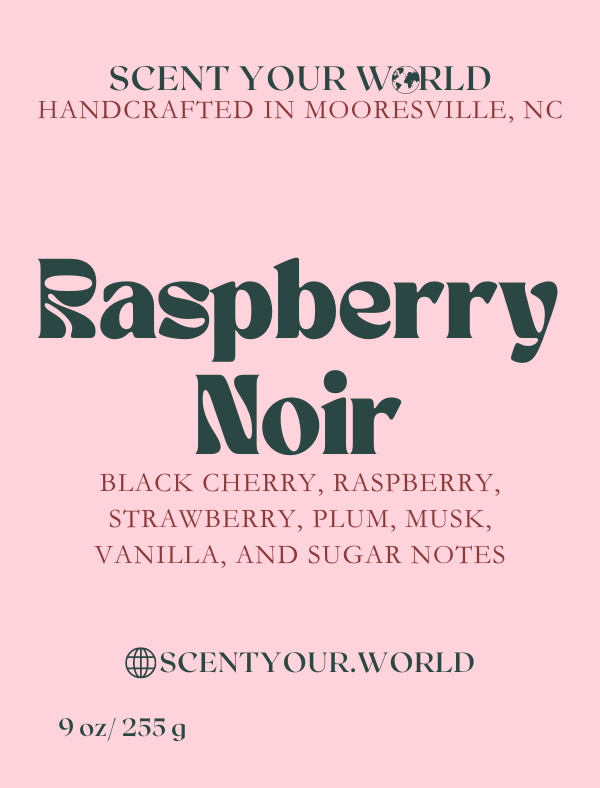 Raspberry Noir Candle